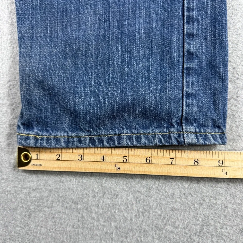 Levis 514 Slim Straight Jeans Mens 36x34 Blue Denim Medium Wash 100% Cotton